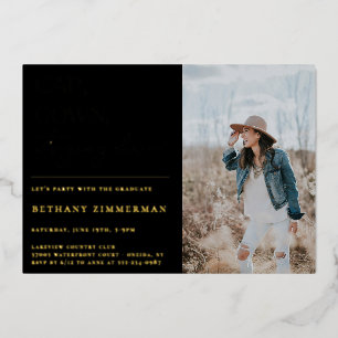 Pet gaat naar beneden. folie uitnodiging