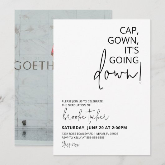 Pet gaat naar beneden. kaart (Voorkant / Achterkant)