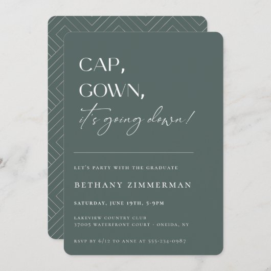 Pet gaat naar beneden. kaart (Voorkant / Achterkant)