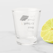 Pet gaat naar beneden. shot glas (Achterkant)