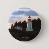 Pet Gaspe Light-toets Ronde Button 5,7 Cm (Voorkant)