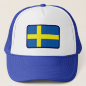 Pet geborduurd effect Zweden (Voorkant)