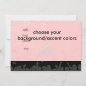 Pet + Gegeven + Zwemelen Afstuderen Uitnodiging/Fo Kaart (Achterkant)