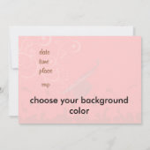 Pet + Gegeven + Zwemelen Afstuderen Uitnodiging/Fo Kaart (Achterkant)