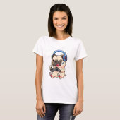 pet, gift for pug, puppy t-shirt (Voorkant volledig)