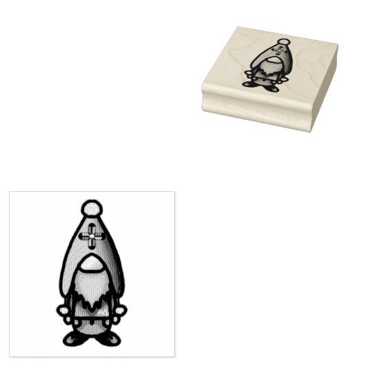 Pet Gnome Stamp Rubberstempel (Gestempeld)