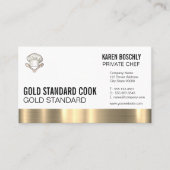 Pet | Goudmetaaltrim Visitekaartje (Voorkant)