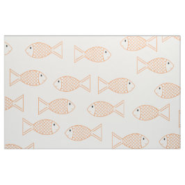 Pet Goudvis / Koi Karper Vis Print Patroon Stof