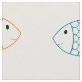 Pet Goudvis / Koi Karper Vis Print Patroon Stof (Close Up)