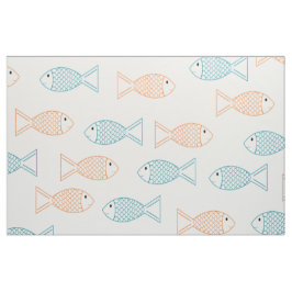 Pet Goudvis / Koi Karper Vis Print Patroon Stof