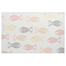 Pet Goudvis / Koi Karper Vis Print Patroon Stof