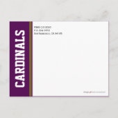 Pet & Gown Class Reunion Save-the-Date Briefkaart (Achterkant)