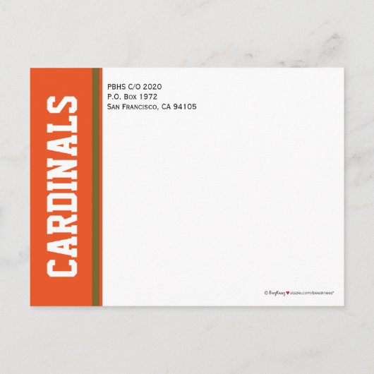 Pet & Gown Class Reunion Save-the-Date Briefkaart (Achterkant)