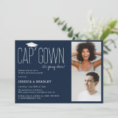 Pet, Gown, het gaat naar beneden! Dubbele afstudee Kaart (Staand voorkant)