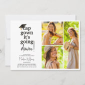 Pet Gown Het gaat naar beneden Photo Collage Afstu Kaart (Voorkant)