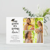 Pet Gown Het gaat naar beneden Photo Collage Afstu Kaart (Staand voorkant)