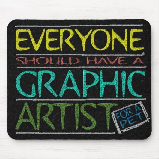 Pet Graphic Artist Muismat (Voorkant)