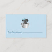 Pet Groomer Afspraak Visitekaartje (Achterkant)