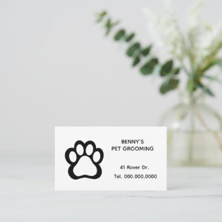 Pet Groomer Business Card Visitekaartje