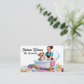 Pet Groomer Dogs And Cats  Visitekaartje (Staand voorkant)