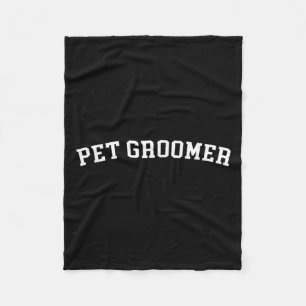 Pet Groomer Fleece Deken