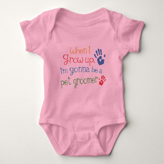 Pet Groomer (Future) Baby Baby T-Shirt (Voorkant)