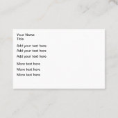 Pet Groomer Grooming Services Visitekaartje (Achterkant)