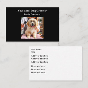 Pet Groomer Grooming Services Visitekaartje