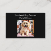 Pet Groomer Grooming Services Visitekaartje (Voorkant)