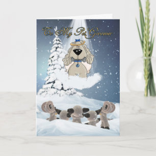 Pet Groomer Holiday Card - Groeten van seizoen Feestdagen Kaart