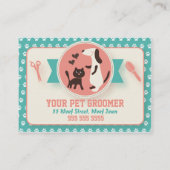 Pet Groomer Reference Kaart -  (Achterkant)