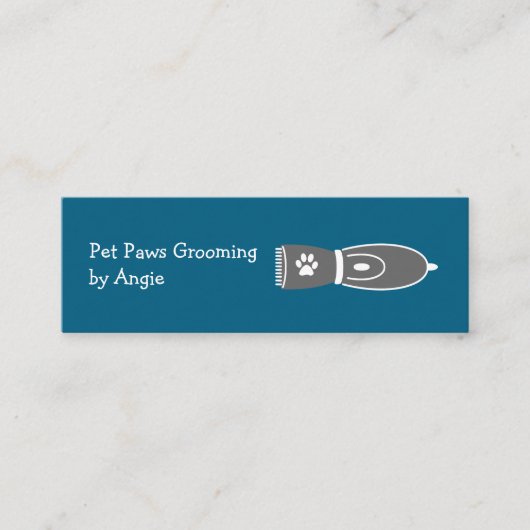 Pet Groomer Schattigee eenvoudige Visitekaartjes (Voorkant)