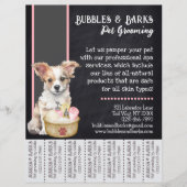 Pet Groomer Tear-Away Flyer (Voorkant)