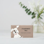 Pet Groomer/Vet Visitekaartje (Staand voorkant)