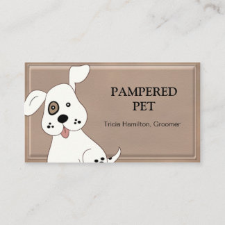 Pet Groomer/Vet Visitekaartje