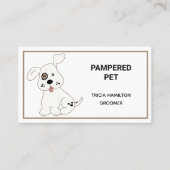 Pet Groomer/Vet Visitekaartje (Voorkant)