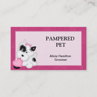 Pet Groomer/Vet Visitekaartje