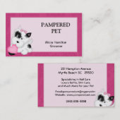 Pet Groomer/Vet Visitekaartje (Voorkant / Achterkant)