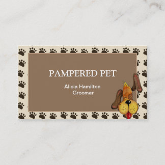 Pet Groomer/Vet Visitekaartje