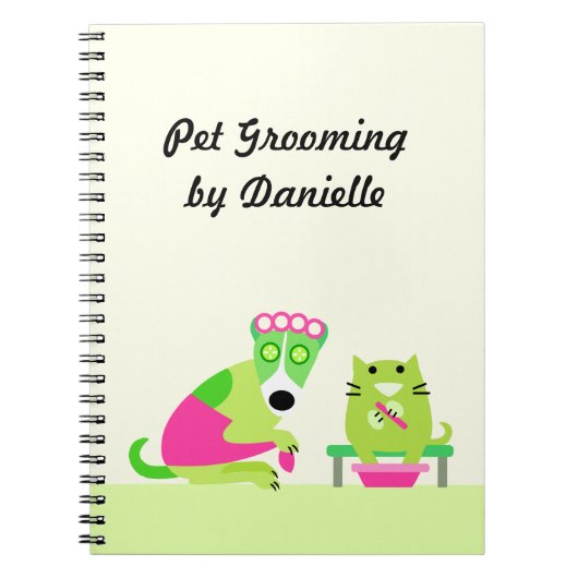 Pet Groomer's Business Notitieboek (Voorkant)