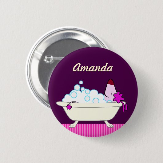 Pet Groomer's Dog Bath Ronde Button 5,7 Cm (Voorkant /achterkant)