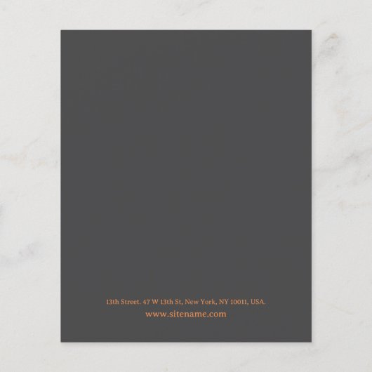 Pet Grooming Aangepaste bewerkbare flyer (Achterkant)