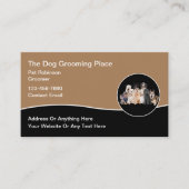 Pet Grooming Appointment Herinneringen Visitekaart Visitekaartje (Voorkant)