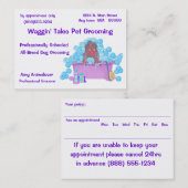 Pet Grooming Business and Appointcard Afsprakenkaartje (Voorkant / Achterkant)