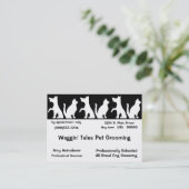 Pet Grooming Business and Appointcard Afsprakenkaartje (Staand voorkant)