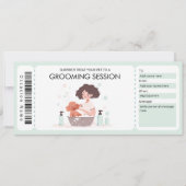 Pet Grooming Cadeaubon voor huisdier- of hondeneig Kaart (Voorkant)