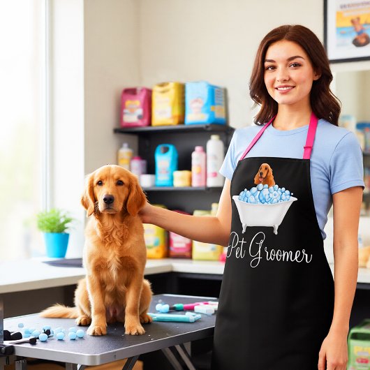 Pet Grooming Cute Aprons Schort