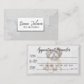 Pet Grooming Dierenartsen Afspraak Herinnering Visitekaartje (Voorkant / Achterkant)