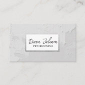 Pet Grooming Dierenartsen Afspraak Herinnering Visitekaartje (Voorkant)