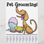 Pet Grooming. Flyer (Voorkant)